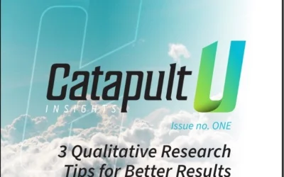 CatapultU Vol 1 – Qualitative Tips